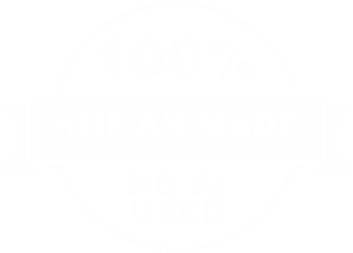 White No AI logo on transparent background. Aimee Cozza Illustration. https://www.aimeecozza.com